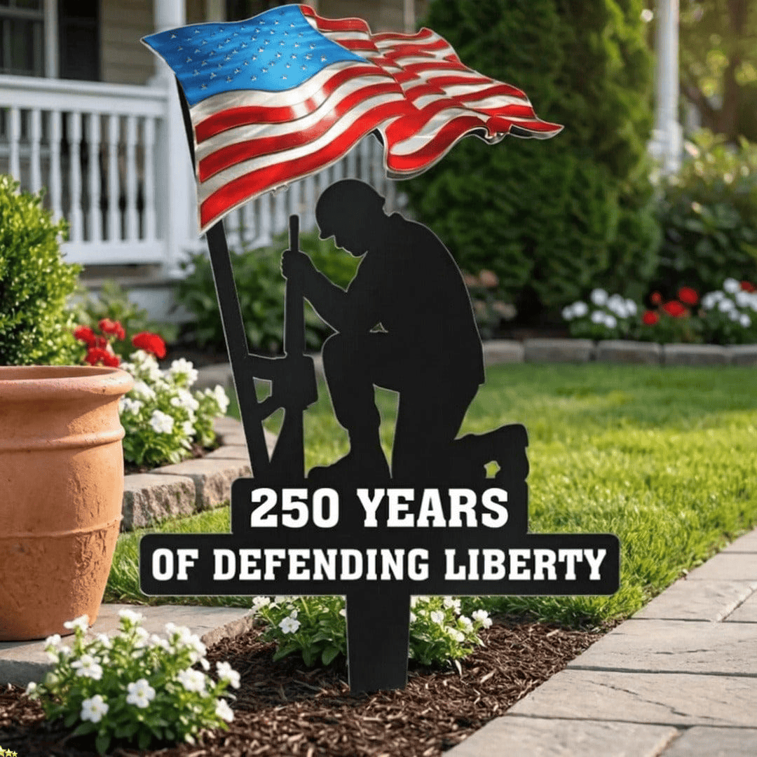 250 Years of Defending Liberty Metal Garden Stake