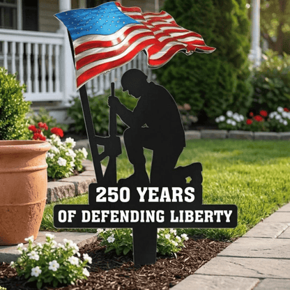250 Years of Defending Liberty Metal Garden Stake
