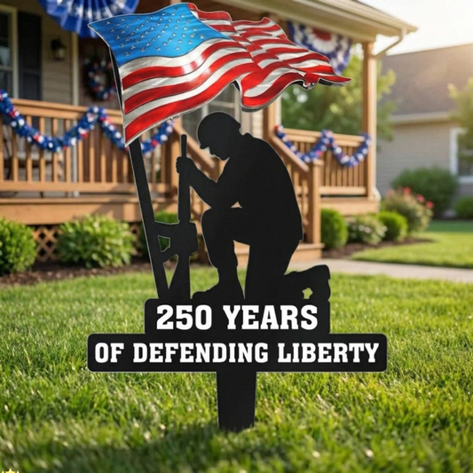 250 Years of Defending Liberty Metal Garden Stake