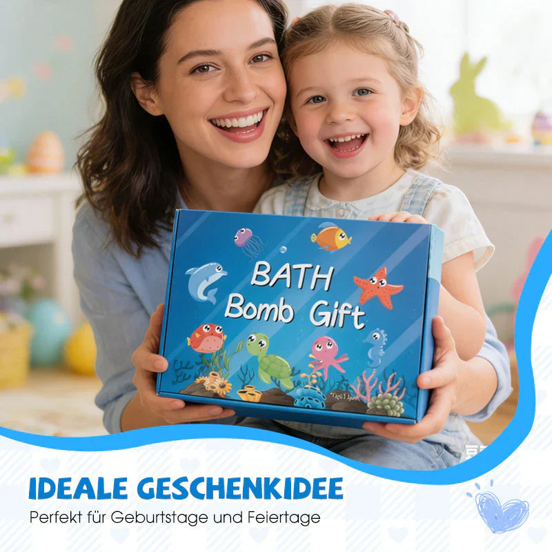 📢📢50% OFF !!!⏰🛁Bath Bomb Gift Set for Kids