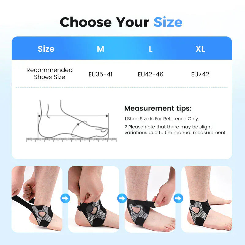 🔥2026 Hot Sale🦶 Adjustable Elastic Ankle Brace