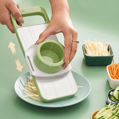 📢 50% OFF NOW! 🔪 Multifunctional Kitchen Chopper with Hand Guard – 5 Blades, Non-Slip Base & Quick Vegetables Chopping 🥕⚠️📦