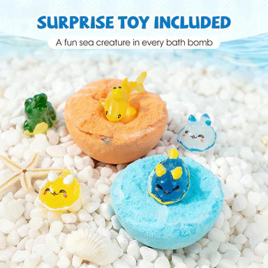 📢📢50% OFF !!!⏰🛁Bath Bomb Gift Set for Kids