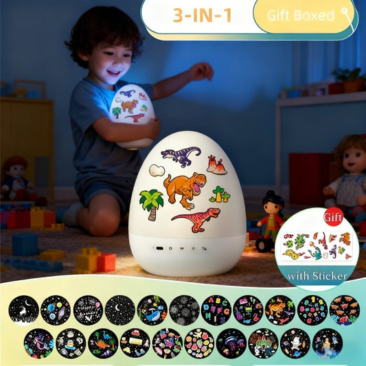 Dinosaur Egg Night Light Projector For Kids