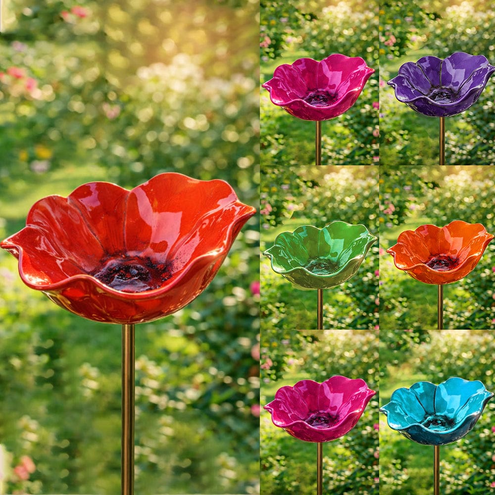 🎁Handmade Flower Garden Stake🐦