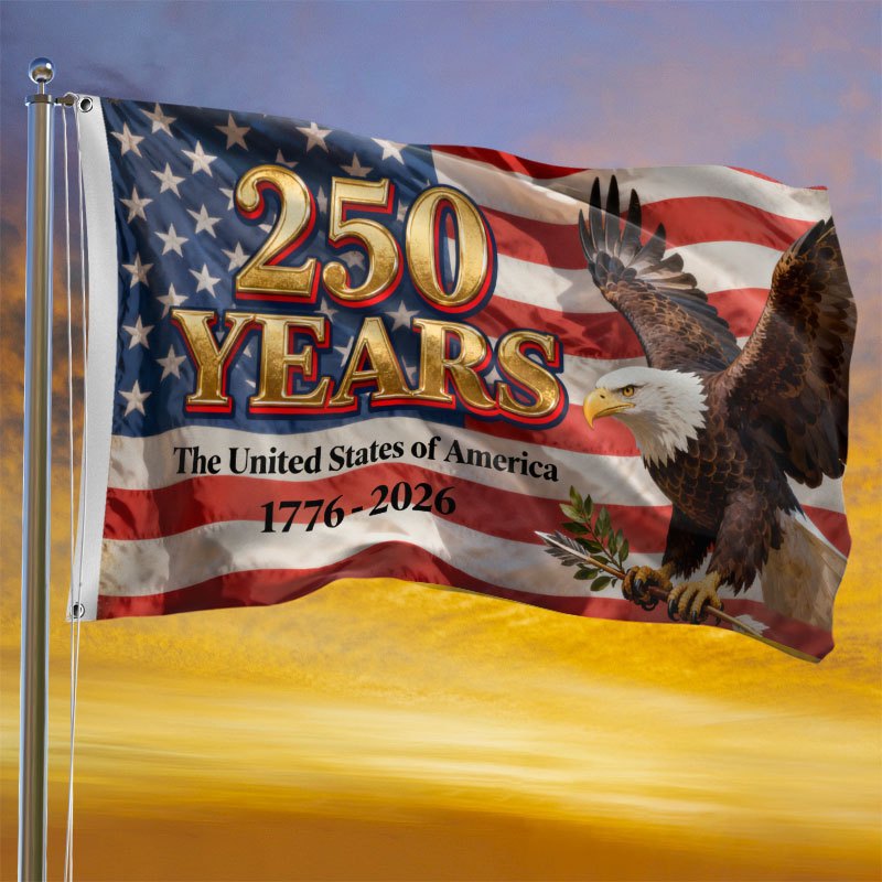 250th Anniversary USA Commemorative Flag (3x5 Ft)