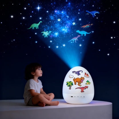 Dinosaur Egg Night Light Projector For Kids