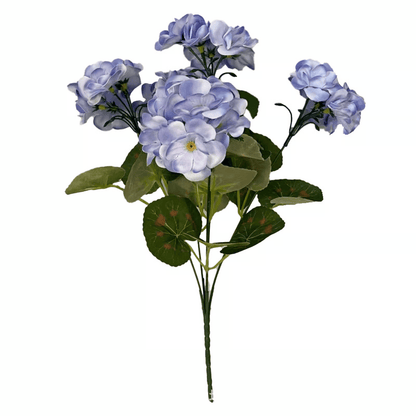 🌸 Lush, UV-Resistant Artificial Geraniums – Real Look, No Maintenance! 🌞🏡