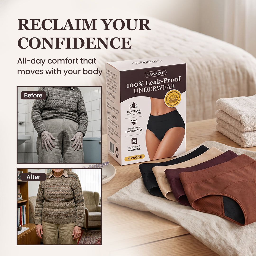 Nawaru® 100% Leak-Proof Underwear 4-pack