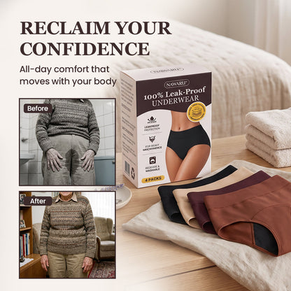 Nawaru® 100% Leak-Proof Underwear 4-pack