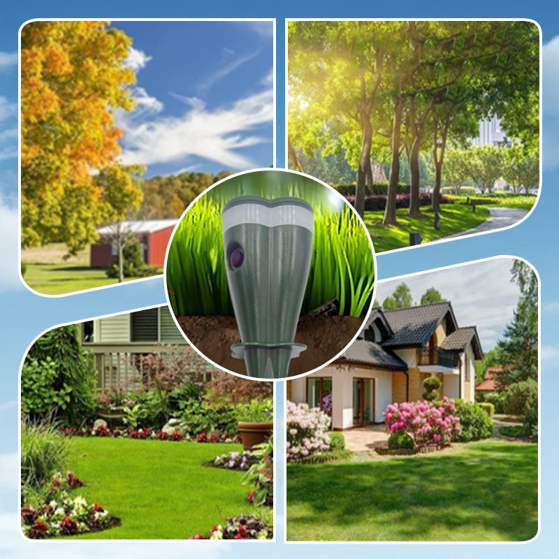 🌸Spring Sale 50 % OFF☘️Outdoors Solar Powered Waterproof Screw Mole Repellent